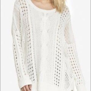 ivory, oversized, and cozy sweater by Express